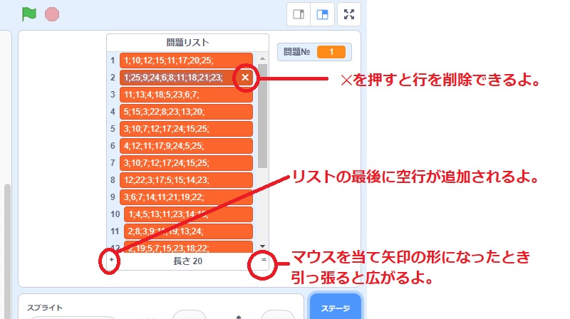 問題リスト